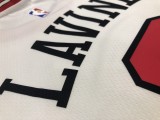 NBA Bulls crew neck white No. 8 Raven with chip 1:1 Quality