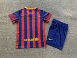 Barcelona Home 1:1 Kids Retro Soccer Jersey 2013/2014