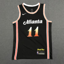 23 Hawks YOUNG #11 Black City Edition 1:1 Quality NBA Jersey