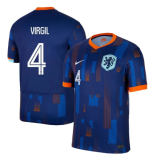 Netherlands Away Fans 1:1 Quality Soccer Jersey 24/25