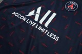 22/23 Paris Vest Training Suit Kit Black1:1 Quality Training Shirt