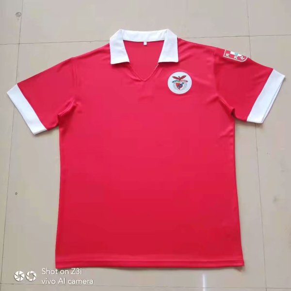 Retro SL Benfica Home Fans 1:1 Quality Soccer Jersey 1961