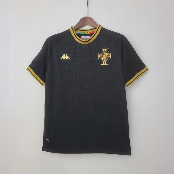 22/23 Da Gama Black 1:1 Quality Soccer Jersey