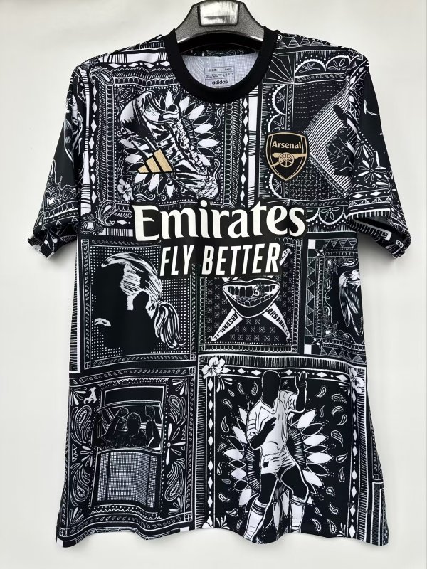 Arsenal Grey Fans 1:1 Quality Pre-Match Shirt 23/24