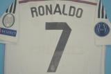2014-2015 Retro Real Madrid Home Long Sleeve 1:1 Quality Soccer Jersey