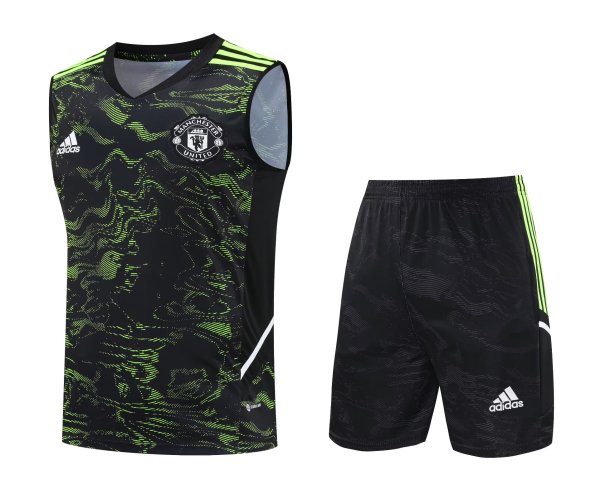 Manchester United Green 1:1 Quality Training Vest(A-Set)23/24