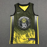 Warriors CURRY #30 Black Rose City Edition 1:1 Quality NBA Jersey 22/23