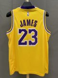 NBA Laker yellow James No.23 1:1 Quality