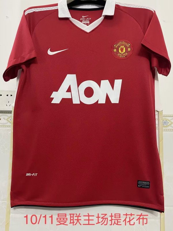 Manchester United Home Fans 1:1 Retro Soccer Jersey 2010/2011