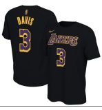 NBA Laker black DAVIS#3 1:1 Quality
