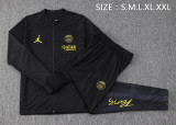 23/24 PSG Paris Black Jacket Tracksuit 1:1 Quality