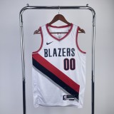 NBA Trail Blazers White HENDERERSON#00 Men Jersey Top Quality Hot Pressing Number And Name 2023