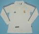 2001 Retro Real Madrid Home Long Sleeve 1:1 Quality Soccer Jersey