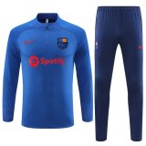 22/23 Barcelona Training Color Blue Fans Version 1:1 Quality Training Jersey