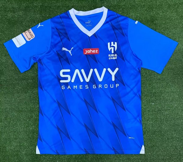 23/24 Al Hilal SFC Home Blue Fans 1:1 Quality Soccer Jersey
