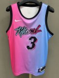 NBA Heat Wade No. 3 1:1 Quality