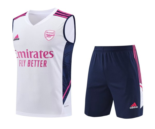 Arsenal White 1:1 Quality Training Vest(A-Set)23/24