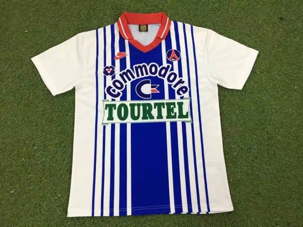 1993-1994 PSG Away Fans 1:1 Quality Retro Soccer Jersey
