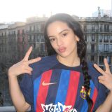 Barcelona Home Rosalia Edition Fans 1:1 Quality Soccer Jersey 22/23