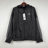 Adidas Black New Windbreaker（袖子小阿迪款）2023