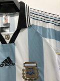 1998 Argentina Home 1:1 Quality Retro Soccer Jersey