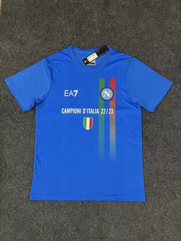 Napoli Champion Edition Blue Fans 1:1 Quality Soccer Jersey 23/24