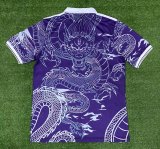 23/24 Real Madrid Purple Dragon Pattern Fans 1:1 Quality Soccer Jersey