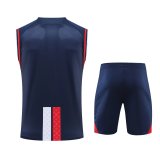 PSG Paris Jordan Blue 1:1 Quality Training Vest（A-Set）23/24