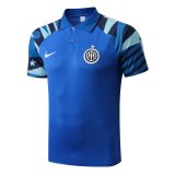 Inter Milan Polo Shirt Blue 1:1 Quality Training Jersey（A-Set）22/23