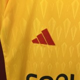 23/24 Colo colo Goalkeeper Yellow 1:1 Kids Soccer Jersey