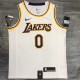 NBA Laker crew neck vintage white No.0 Nixon with chip 1:1 Quality