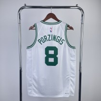 NBA Celtics White PORZINGIS#8 Men Jersey Top Quality Hot Pressing Number And Name 2023 NBA Celtics White PORZINGIS#8 Men Jersey Top Quality Hot Pressing Number And Name 2023