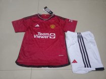 23/24 Manchester United Home Red 1:1 Kids Soccer Jersey 23/24 Manchester United Home Red 1:1 Kids Soccer Jersey