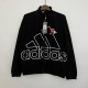 2023 Adidas Black Windbreaker