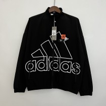 2023 Adidas Black Windbreaker 2023 Adidas Black Windbreaker