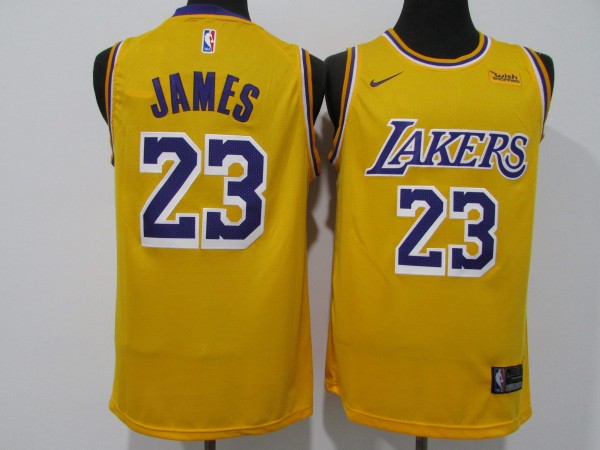 NBA Lakers #23 James yellow 1:1 Quality