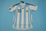 Argentina Home Fans 1:1 Quality Retro Soccer Jersey 2006/2007