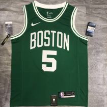 NBA Celtics Retro Green No.5 Garnett with chip 1:1 Quality