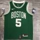 NBA Celtics Retro Green No.5 Garnett with chip 1:1 Quality