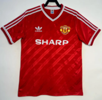 1984 Manchester United Home 1:1 Quality Retro Soccer Jersey