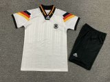 Germany Home 1:1 Kids Retro Soccer Jersey 1992