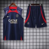 PSG Paris Blue 1:1 Quality Training Vest（A-Set）23/24