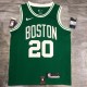 NBA Celtics Retro Green 20 Ray Allen with chip 1:1 Quality