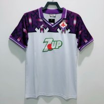 1992-1993 Fiorentina Away Fans 1:1 Quality Retro Soccer Jersey 1992-1993 Fiorentina Away Fans 1:1 Quality Retro Soccer Jersey