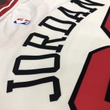 NBA Bulls round white No. 23 Jordan with chip 1:1 Quality