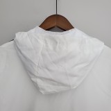 Real Madrid White Windbreaker 2022