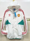 Manchester United White Windbreaker 23/24