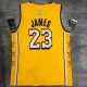 NBA Laker's Retro yellow V-lead Sucheng city version 23 James with chip 1:1 Quality