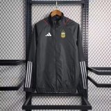 Argentina Black Windbreaker 23/24