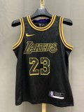 NBA Laker black James No.23 1:1 Quality